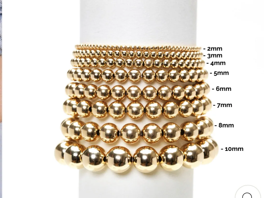 5MM Yellow Gold Filled Bracelet