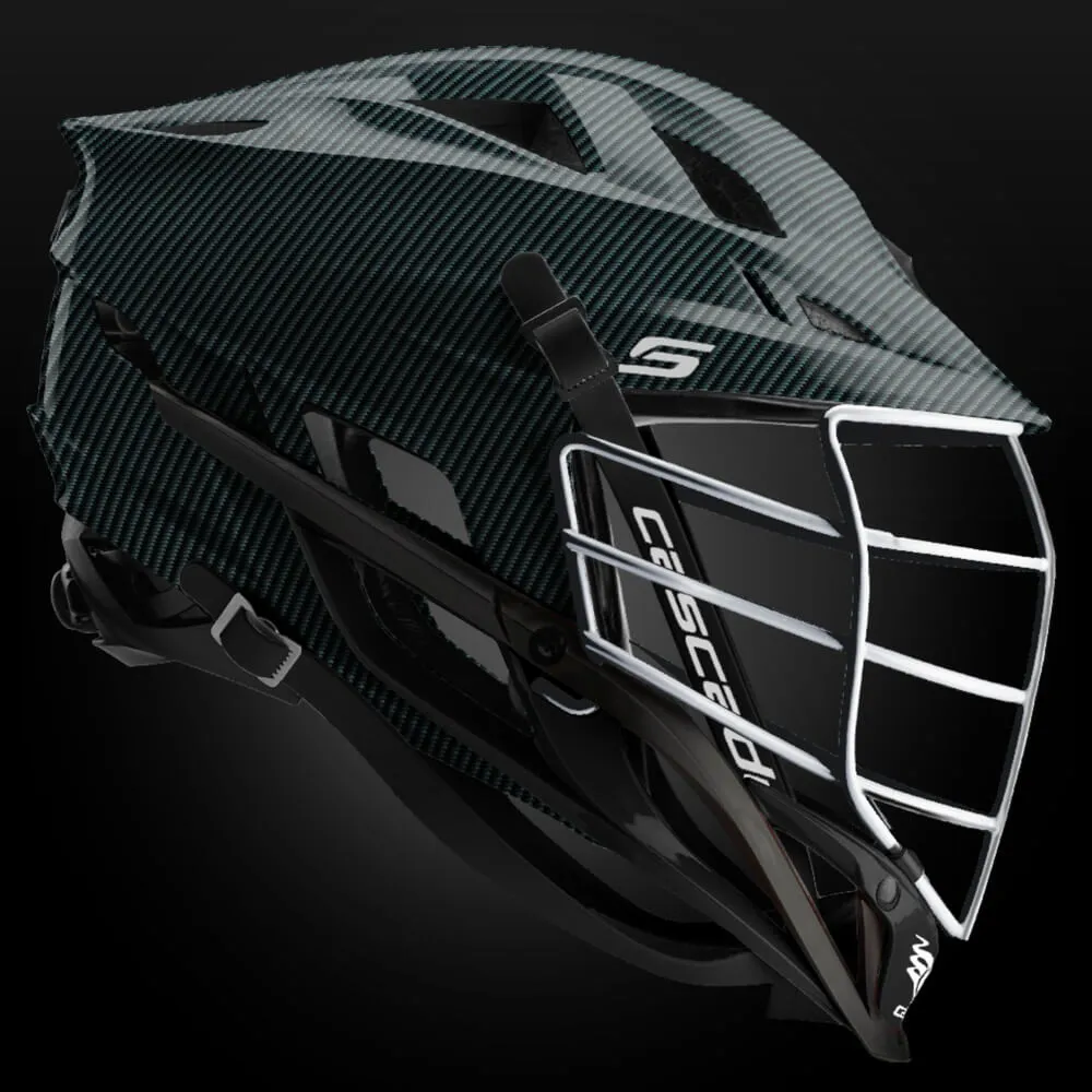 Cascade S Carbon Fiber Finish Lacrosse Helmet