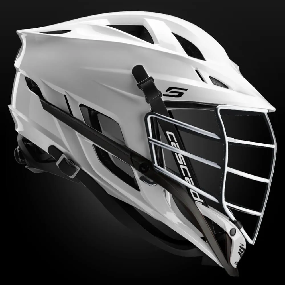 Cascade S White Lacrosse Helmet