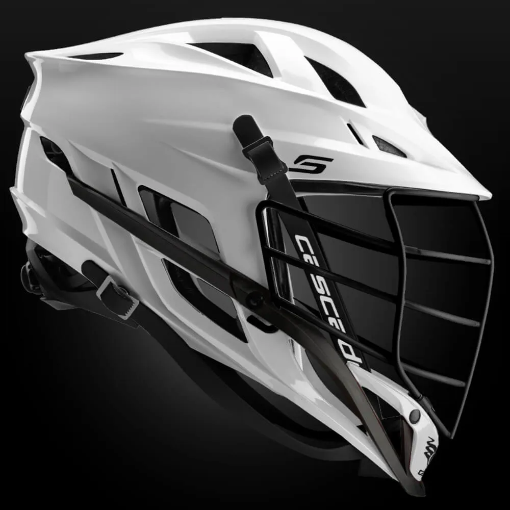 Cascade S White Lacrosse Helmet