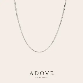 Curb Chain Necklace 925 Silver