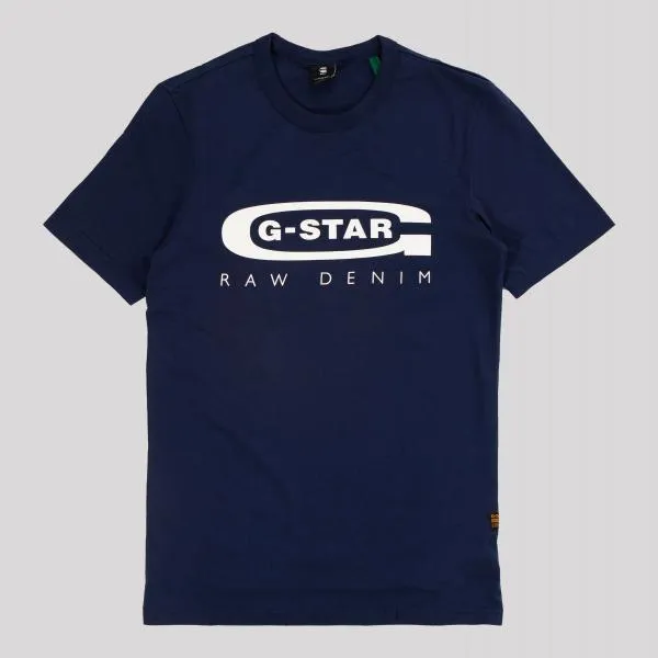 G-STAR INC - Men - Graphic 4 Tee - Sartho Blue