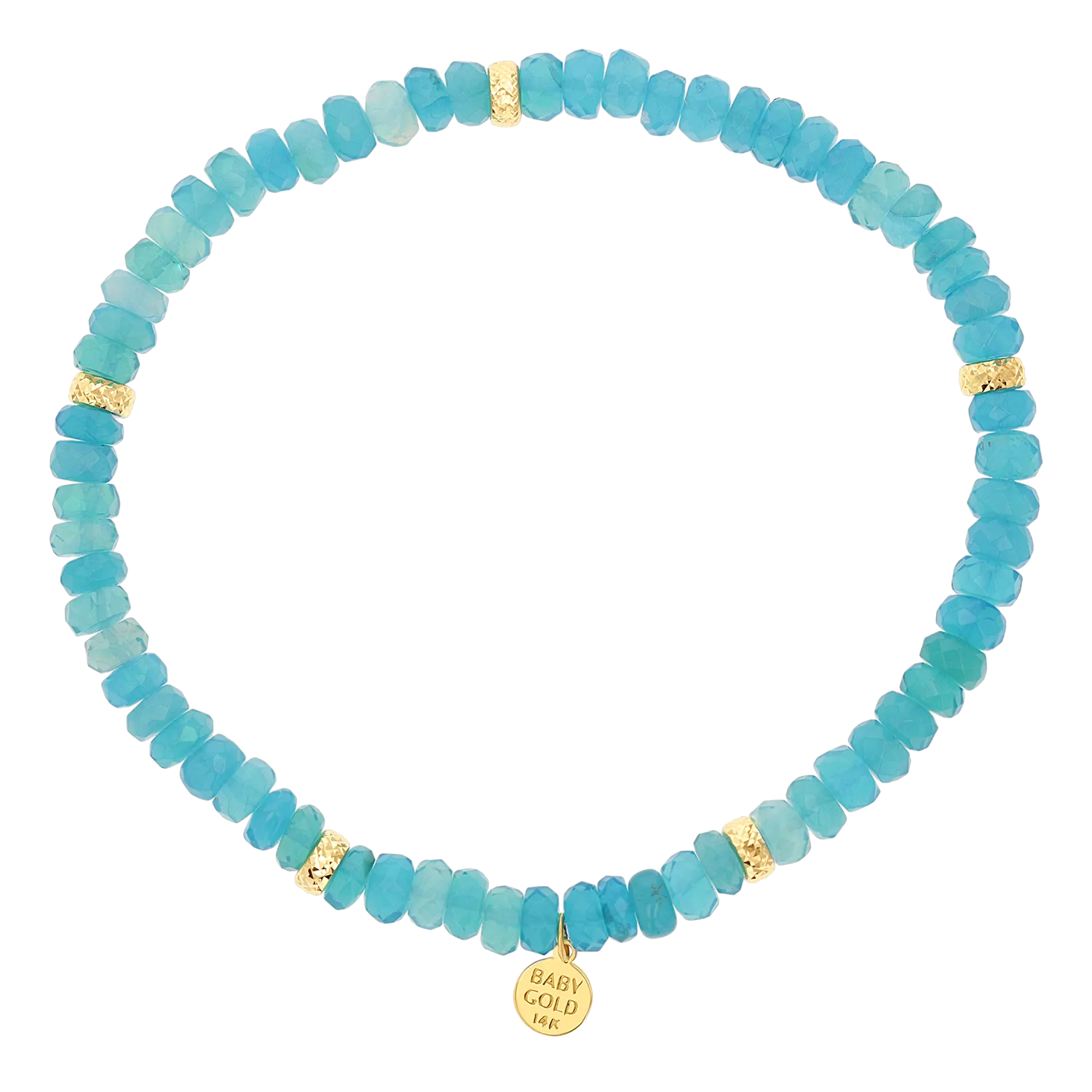 Paraiba Opal Stretch Bead Bracelet