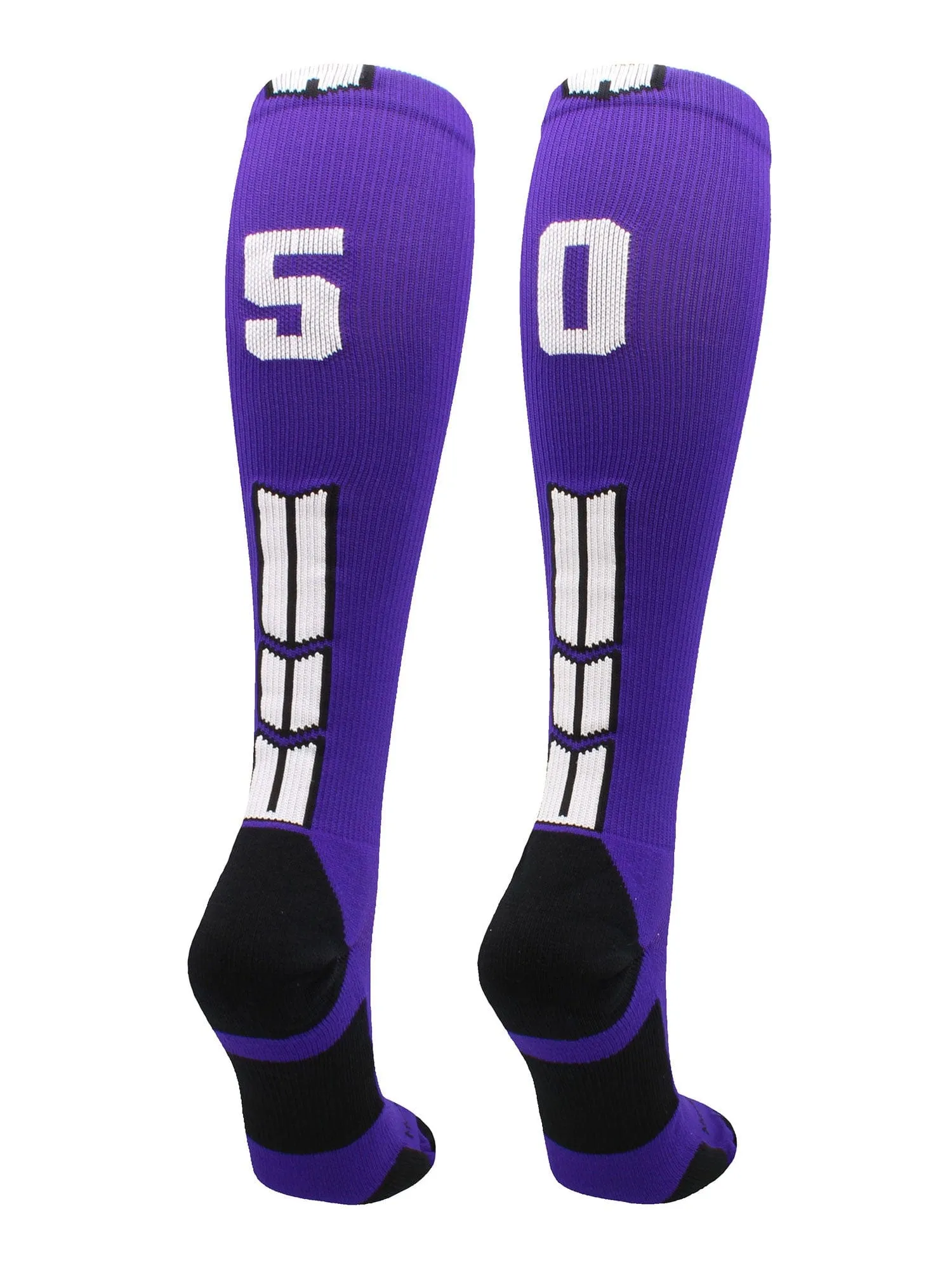 Player Id Jersey Number Socks Over the Calf Length Purple White