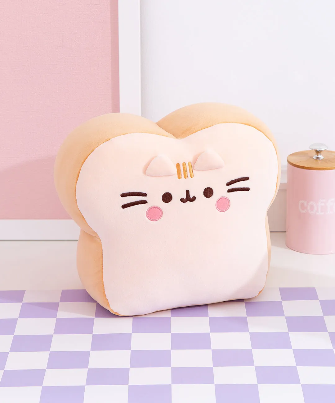 Pusheen's Kitchen White Bread Squisheen Plush