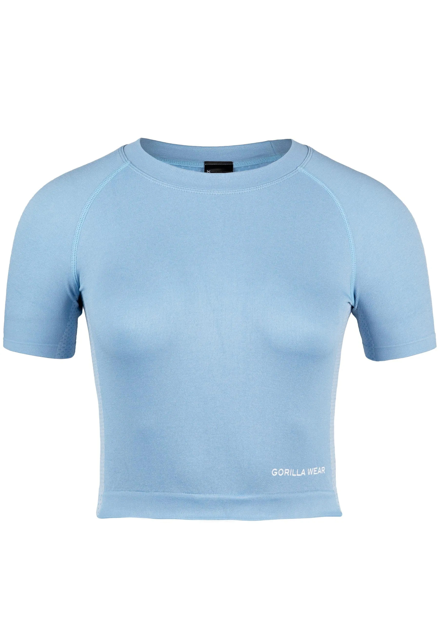 Selah Seamless Crop Top - Light Blue