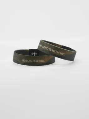 The Lord Is With Me Wristband