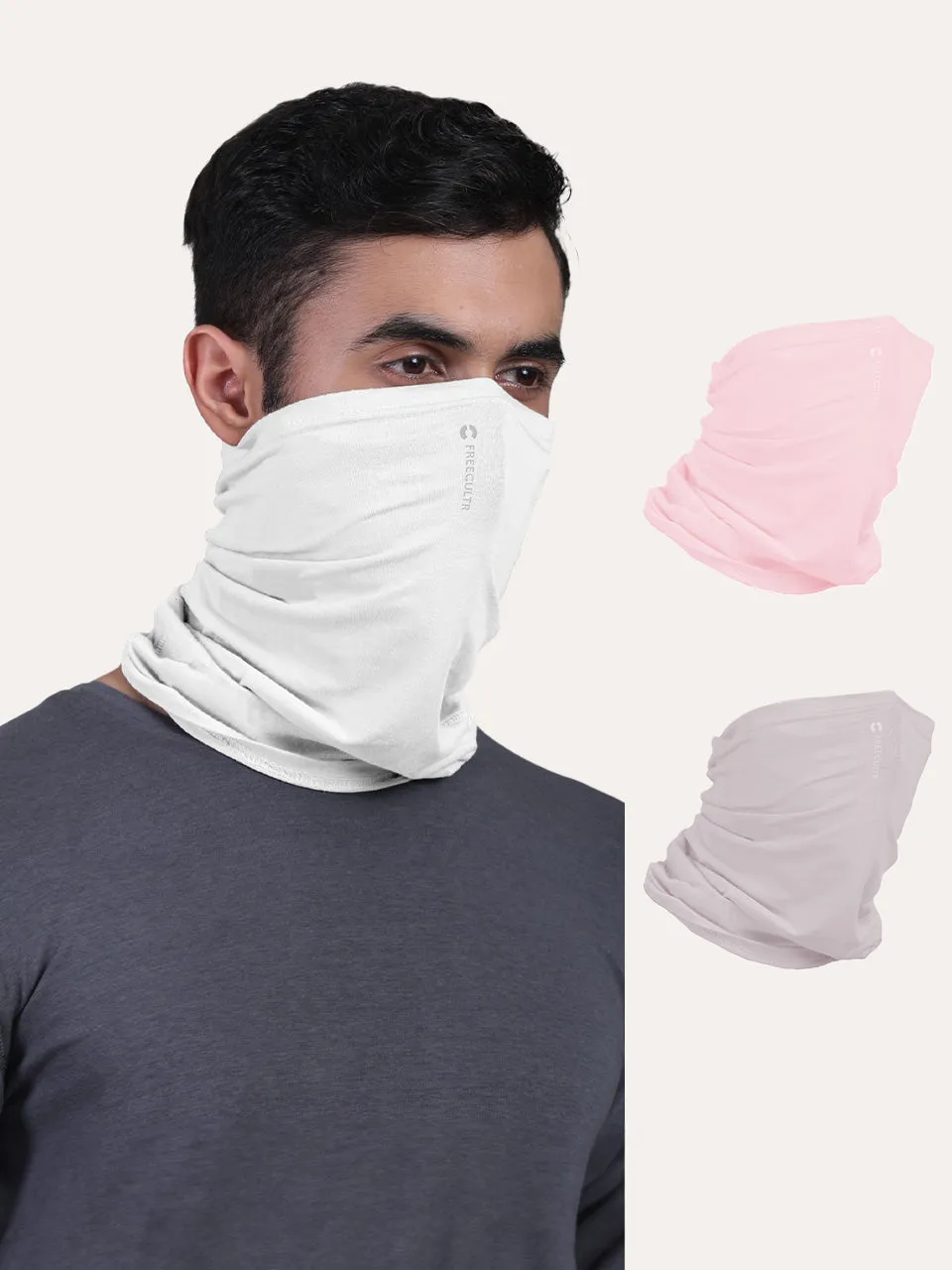 Unisex Organic Bandana Masks - Plain (Pack of 3)