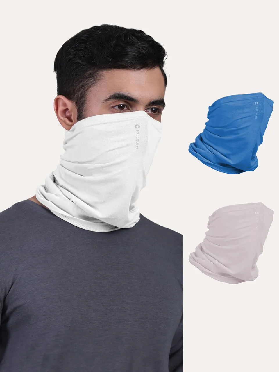 Unisex Organic Bandana Masks - Plain (Pack of 3)